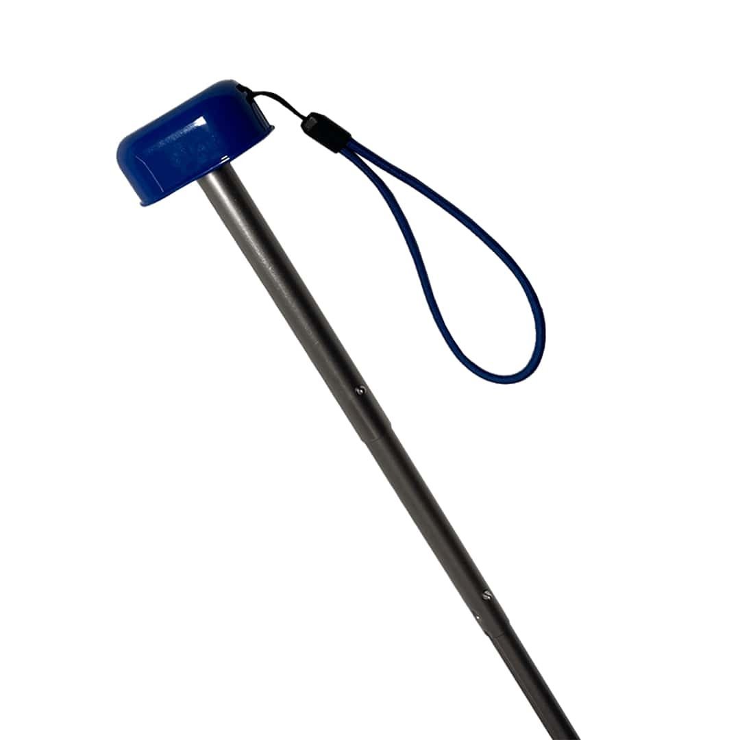 Mini Sombrinha 78cm Guarda Chuva de Bolsa Fazzoletti Alumínio Manual Azul - 9
