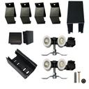Ver imagem 4 de Kit Porta Madeira Frisada 4022 - 90x210 + Trilho Correr 1,80 Preto + Brinde