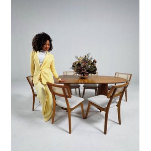 Mesa Orgânica Best 2.00x1.00 C/06 Cadeiras Florença Ratam Mundial