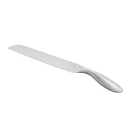 Faca de Pao Inox Profissional Lamina 8" Serrilhada Aço - 1