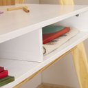 Ver imagem 4 de Mesa Infantil Escrivaninha Madeira Montessoriana Cabana 2 Nichos Simi Idimex