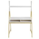 Ver mais imagens de Mesa Infantil Escrivaninha Madeira Montessoriana Cabana 2 Nichos Simi Idimex