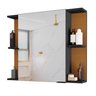 Armário Espelheira para Banheiro 1 Porta Nilo Rede Móveis - 2