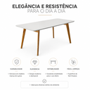 Ver imagem 6 de Novo Mesa Slim – Madeira Maciça – 1.80 x 0.90 cm