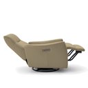 Ver imagem 6 de Poltrona do Papai Reclinável Sala de Estar Plaza Usb e Usb-c Gira Balança Couro Cappuccino G40 - Gra