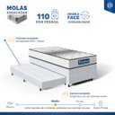 Ver imagem 5 de Cama Box com Auxiliar + Colchão de Molas Ensacadas Double Face Essence Probel Solteiro 88cm
