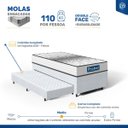 Ver imagem 6 de Cama Box com Auxiliar + Colchão de Molas Ensacadas Double Face Essence Probel Solteiro 88cm