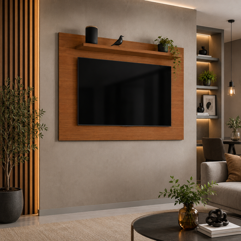 Painel para TV até 50 Polegadas 135CMX90CM Safira Marrom