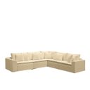 Ver imagem 1 de Sofá Modular Rivieira 280cm Linho - Meu Estofado:bege Conce