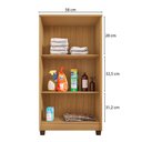 Ver imagem 2 de Armário Multiuso Lavanderia Organizador Paris Carvalho-off White - Pallazio