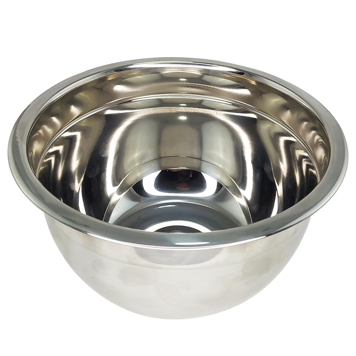 Bowl Tigela Mixing em Aço Inox Escovado de 18cm 1,1 Litros