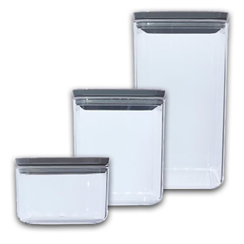 Kit 3 Porta Condimentos 500ml 1L 1,5L - Ref. 1722 PLASVALE 51757