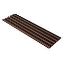Ver imagem 3 de Painel Ripado Painel Ripado 10mm 285cm MDF MDP Fosco Freijó e Preto Finottato