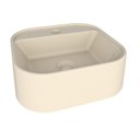 Ver imagem 1 de Cuba Para Banheiro em Mármore Sintético 31,2x32,7cm Duna Cozimax