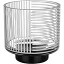Ver imagem 1 de Vaso Decorativo Enfeite Casa Listras Home&co Vidro 10x10x10cm Transparente