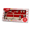 Ver imagem 1 de Kit Acessórios para Banheiro 7 Peças Linha Bello Cor Bege e Cromado Durín