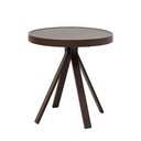 Ver imagem 1 de Mesa Mesinha Apoio Lateral para Espreguiçadeira e Sala Tampo Alumínio Liso Marrom