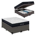Ver imagem 2 de Cama Box Baú Casal Bipartido 138cm Royal Air com Colchão Molas Ensacadas D33 Antiácaro