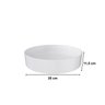 Cuba de Sobrepor para Banheiro em Louça 35cm Taiti Cozimax - 3