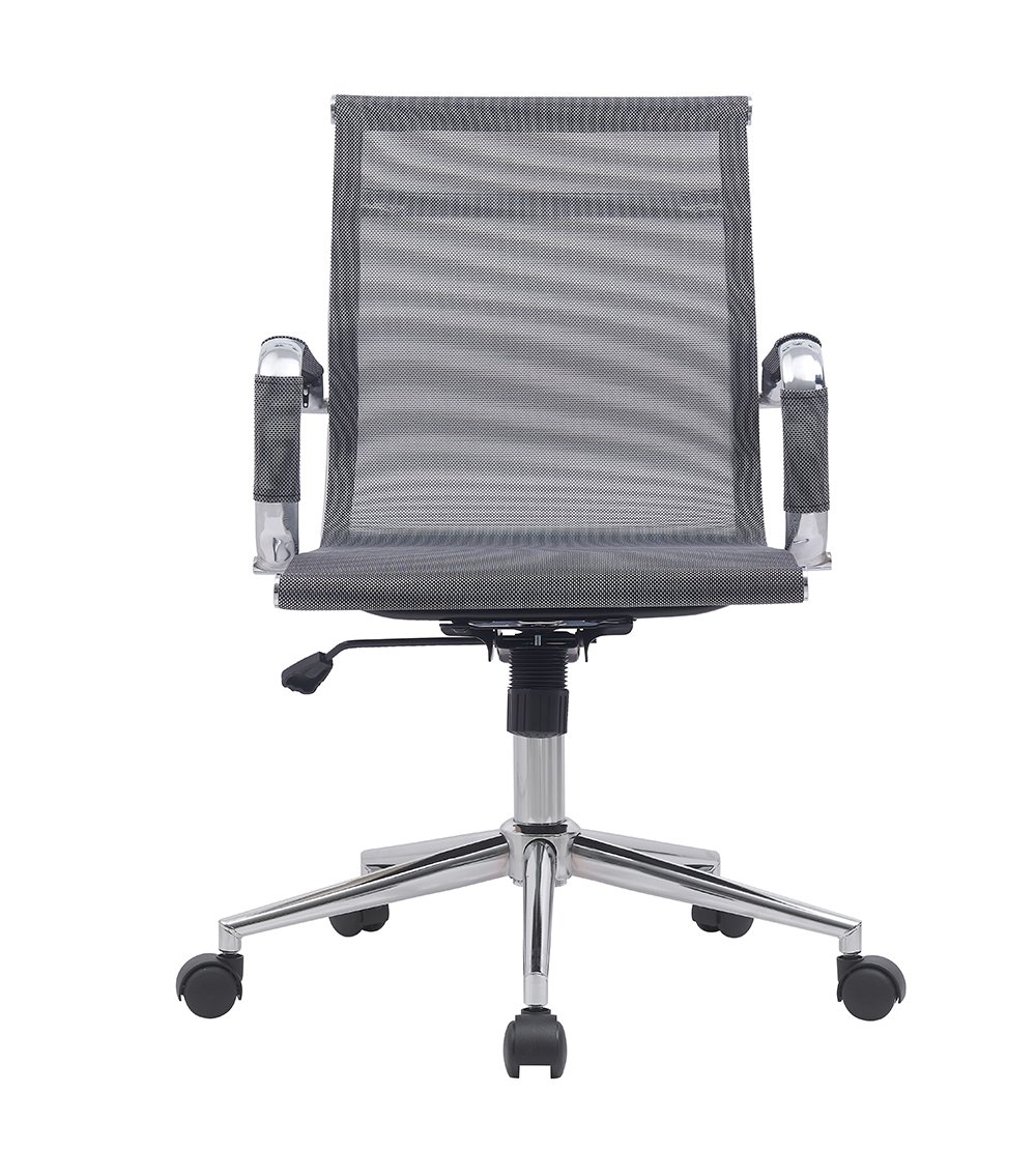 Cadeira Escritório Diretor Eames em Tela - Cinza:4 Cadeiras - 3