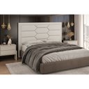 Ver imagem 4 de Cabeceira para Cama Box King 215cm Kauai Bouclé Suave Off White - Sallar Home