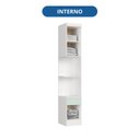 Ver imagem 6 de Módulo Mesa Cabeceira 2 Portas e 1 Gaveta Infinity Branco/Line/Pistache