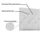 Ver imagem 3 de Cabeceira Painel Tânia Casal 140cm Corino Branco