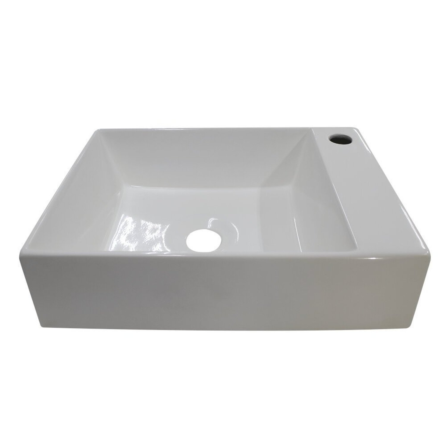 Cuba Para Banheiro em Mármore Sintético com Base 40x29,5cm Prisma Cozimax - 1