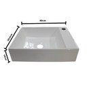 Ver imagem 2 de Cuba para Banheiro em Mármore Sintético com Base 40x29,5cm Prisma Cozimax