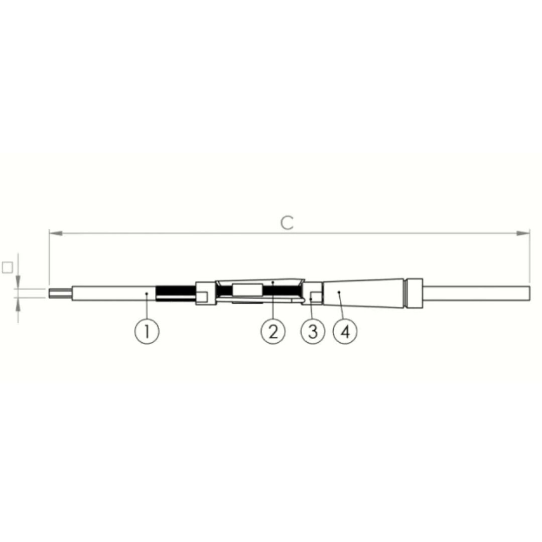 Alargador Expansivo (tipo L) M. 10,3 - 11,1mm C/ 5 Lâminas - S/ Guia - Ades - 2