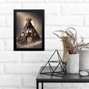 Ver imagem 1 de Quadro Nossa Senhora Aparecida Clássica 24x18cm - com Vidro:moldura Preta