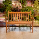 Ver imagem 1 de Banco de Jardim Namoradeira 2 Lugares Com Cera
