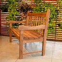 Ver imagem 4 de Banco de Jardim Namoradeira 2 Lugares Com Cera