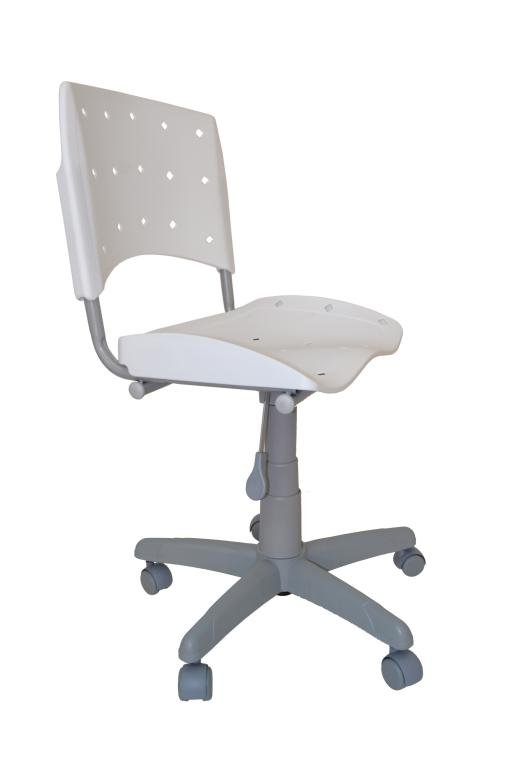 Cadeira Giratoria Ergoplax Secretaria BC - Branco