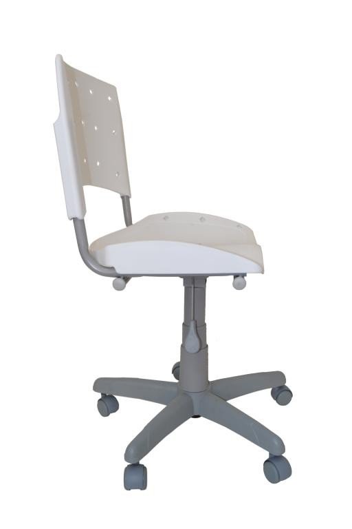 Cadeira Giratoria Ergoplax Secretaria BC - Branco - 3