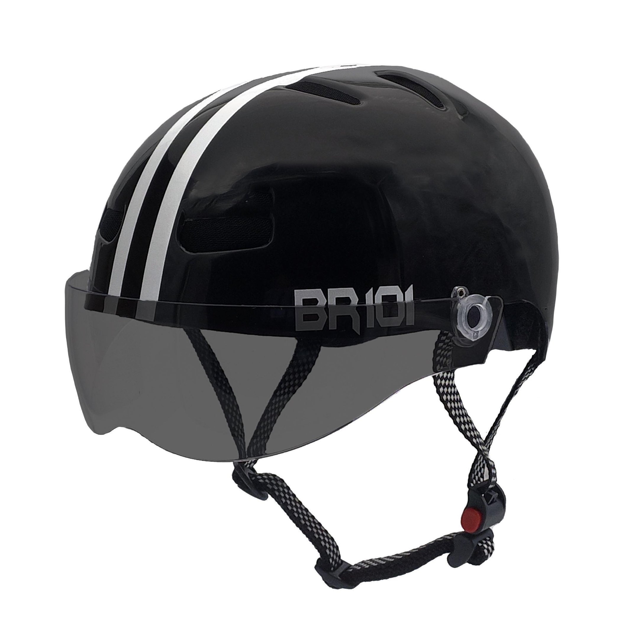 Capacete Urbano Br 101 Preto P Fume Bike/skate/patinete