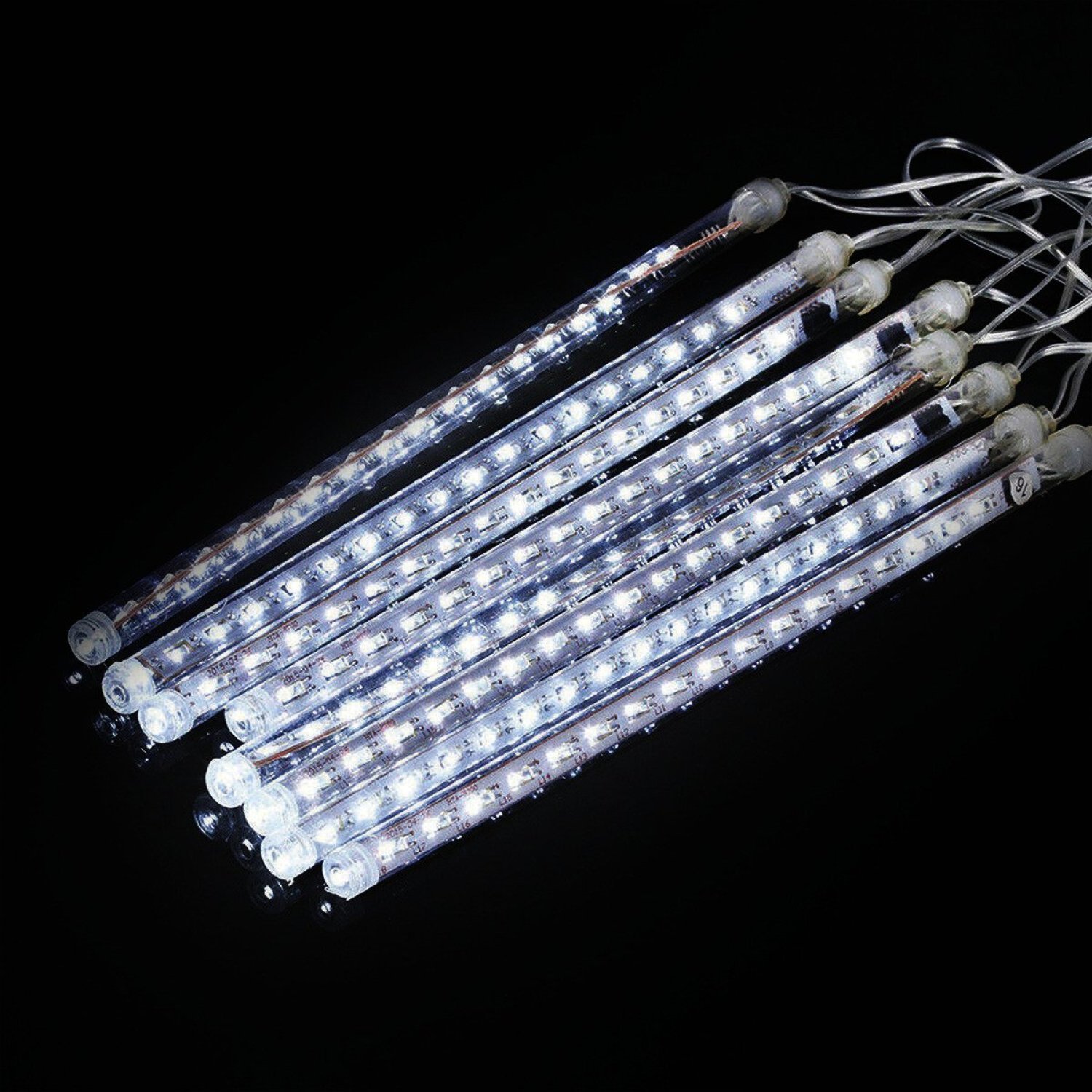 Cascata Bastão 8 Tubos 50cm LED 384 Snow Fall Decorlaser - 2