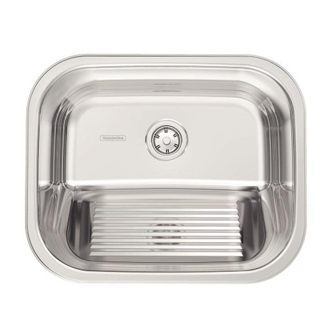 Tanque de Encaixe para Embutir Hera 34l em Aço Inox Polido 50x40 - Tramontina 94400407