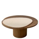 Ver imagem 3 de Mesa de Centro Lume 60cm Freijó Palha