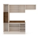 Ver imagem 3 de Cozinha Completa Koya 8 Portas 3 Gavetas 40250048 Creme - Politorno