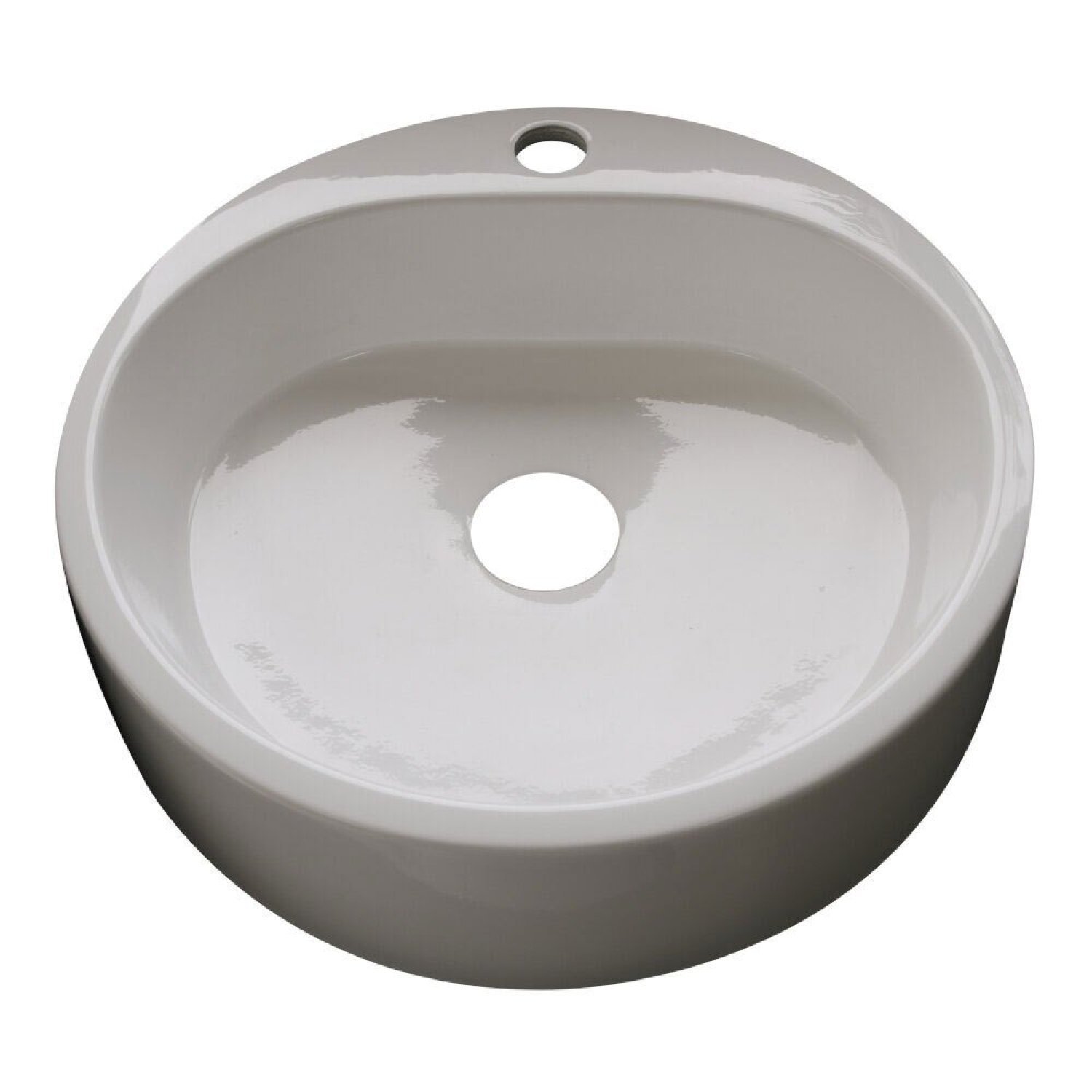 Cuba Para Banheiro em Mármore Sintético 35,5cm Curve com Base Cozimax - 1