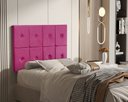 Ver imagem 1 de Painel de Cama Solteiro 0,90cm Botão - Cores - Compra Moveis em Casa: Pink