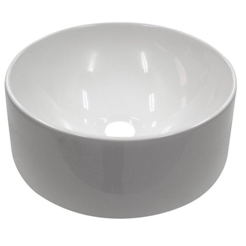 Cuba para Banheiro em Mármore Sintético 35cm Domo Cozimax Branco
