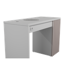 Ver imagem 1 de Mesa Nails Rubi Ripado 117x50 Cm com Aspirador