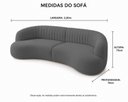 Ver imagem 3 de Sofá Luxuoso Modular Holp 330cm