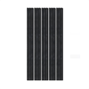 Ver imagem 1 de Painel Ripado Eva Laminado Autocolante 5 Ripas 1,1m para Meia Parede Preto
