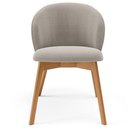 Ver imagem 7 de Kit 05 Cadeiras de Jantar e Estar Living Estofada Mia L02 Bouclê Creme - Lyam Decor