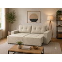 Ver imagem 1 de Sofa Hawai 1.80 Nobly Veludo Bege