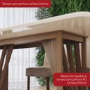 Ver mais imagens de Conjunto Sala Jantar Mesa Adriana 200 cm Canto Arred C Vidro 6 Cadeira Anne Henn