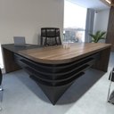 Ver imagem 2 de Mesa Escritório em L 200cm Lado Direito A06 - Mpozenato Executiva